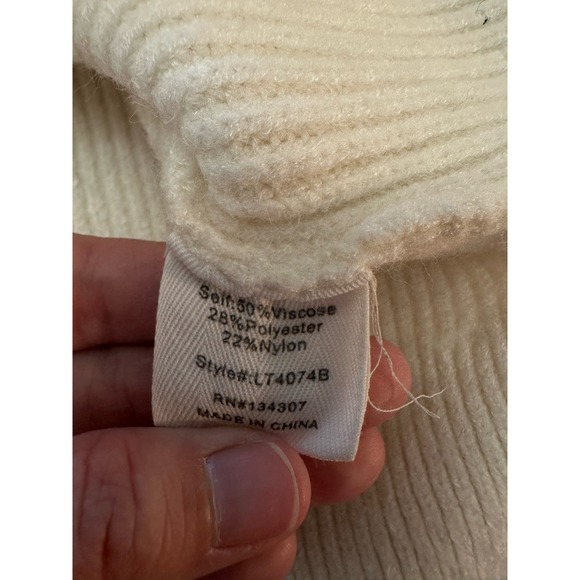 Line and Dot women white Zoe Sweater Size‎ S - Picture 6 of 7